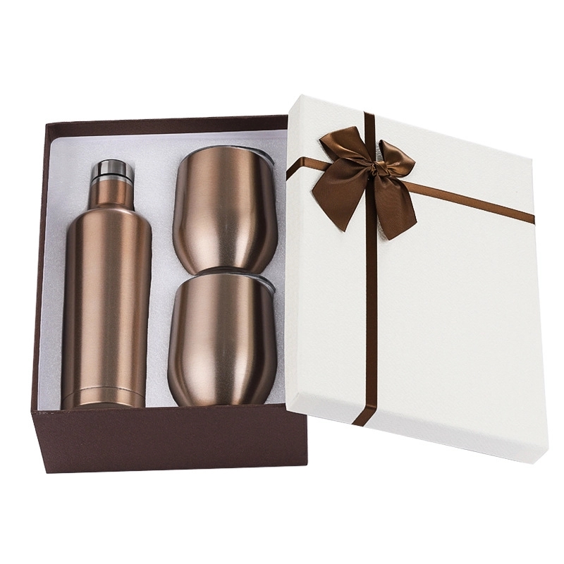Insulated Wine Chiller Gift Set 4