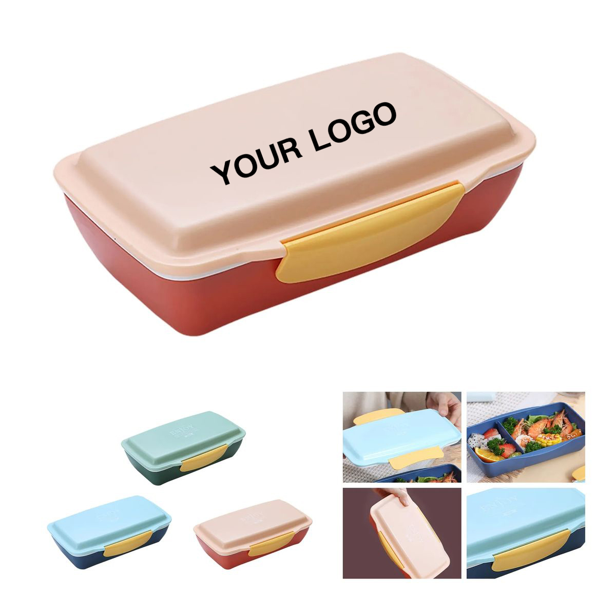Plastic Leakproof Bento Lunch Box 1