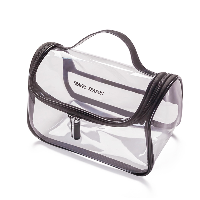 PVC Laser Transparent Waterproof Cosmetic Toiletry Kit 8