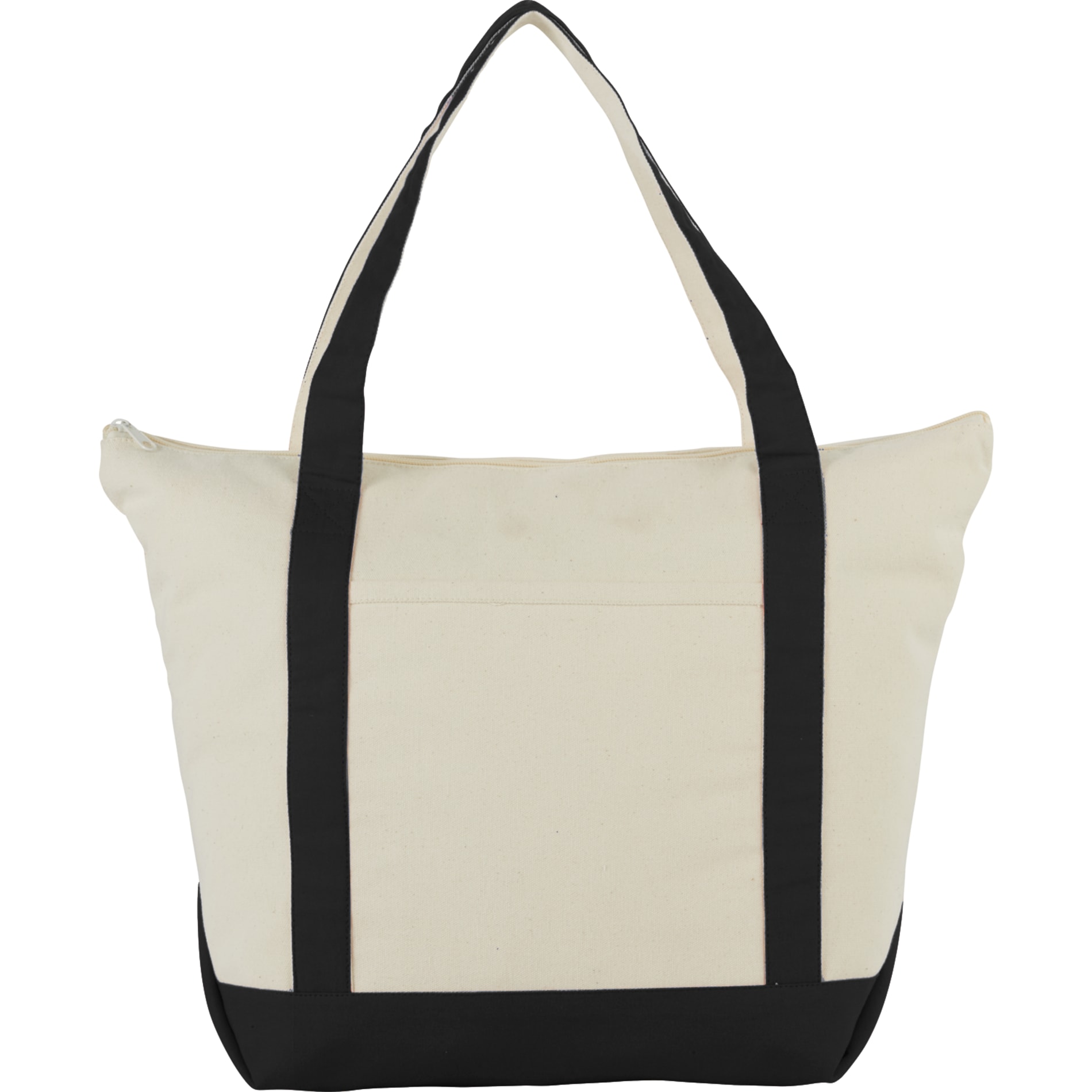 Classic 12oz Cotton Canvas Zippered Boat Tote, custom tote bag with logo imprint 11