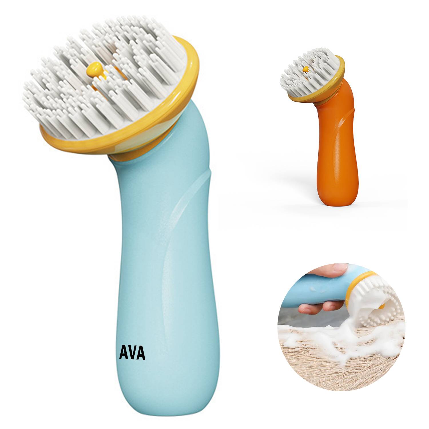 Handheld Pet Bath Brush 3