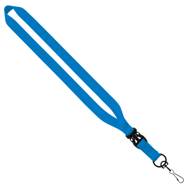 3/4" Polyester Lanyard with Slide Buckle Release & Swivel Snap Hook 16
