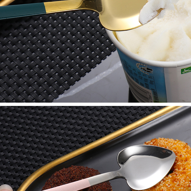 Stainless Steel Heart Coffee Spoons Ice Cream Scoop 15