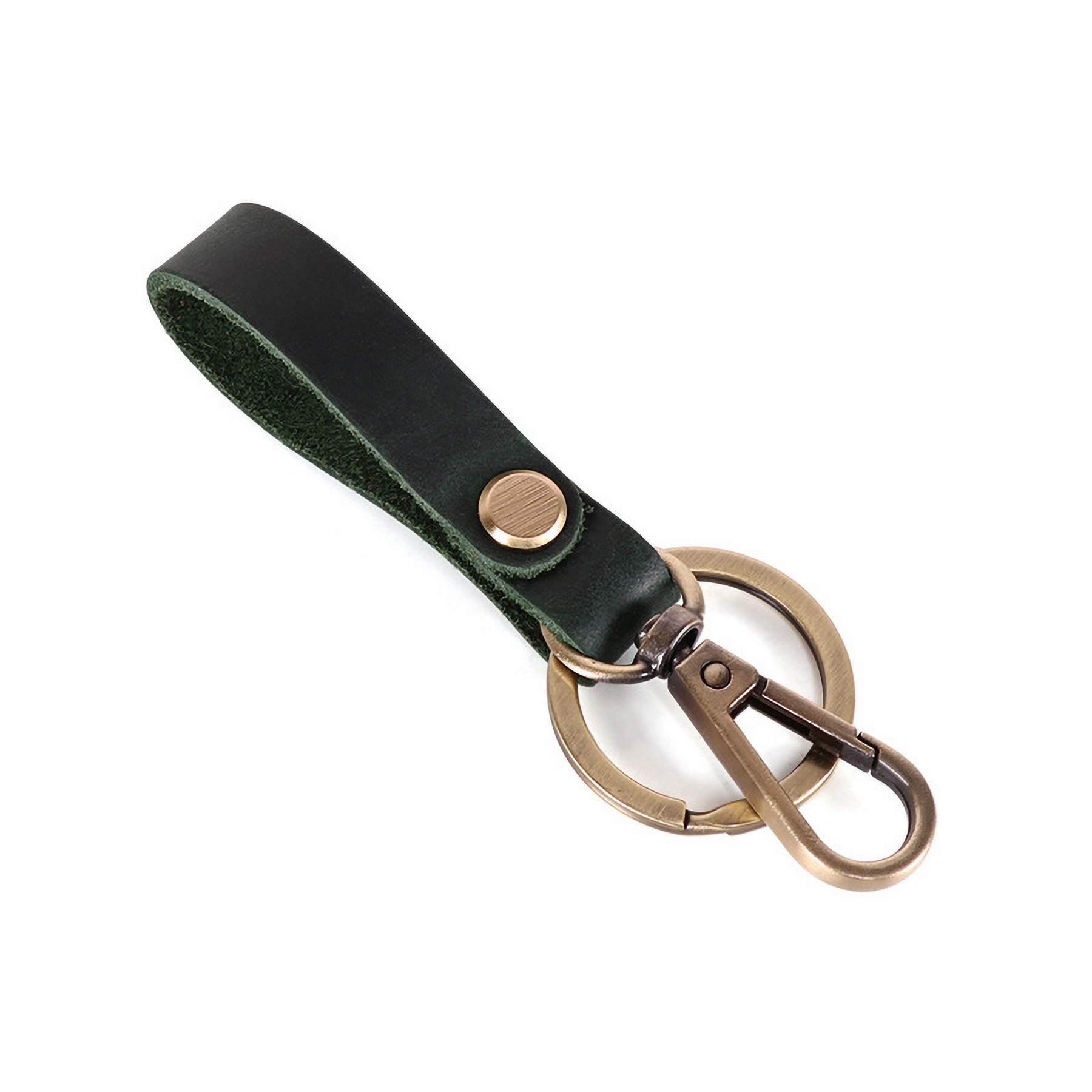Genuine Leather Car Keychain 3