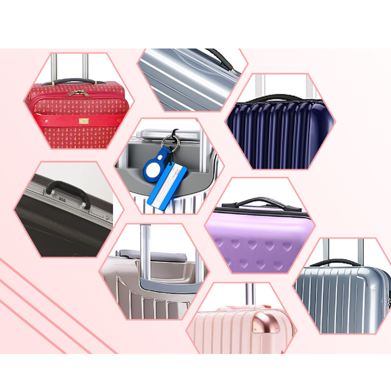 Protective Case Key Ring Lock-On Luggage 4