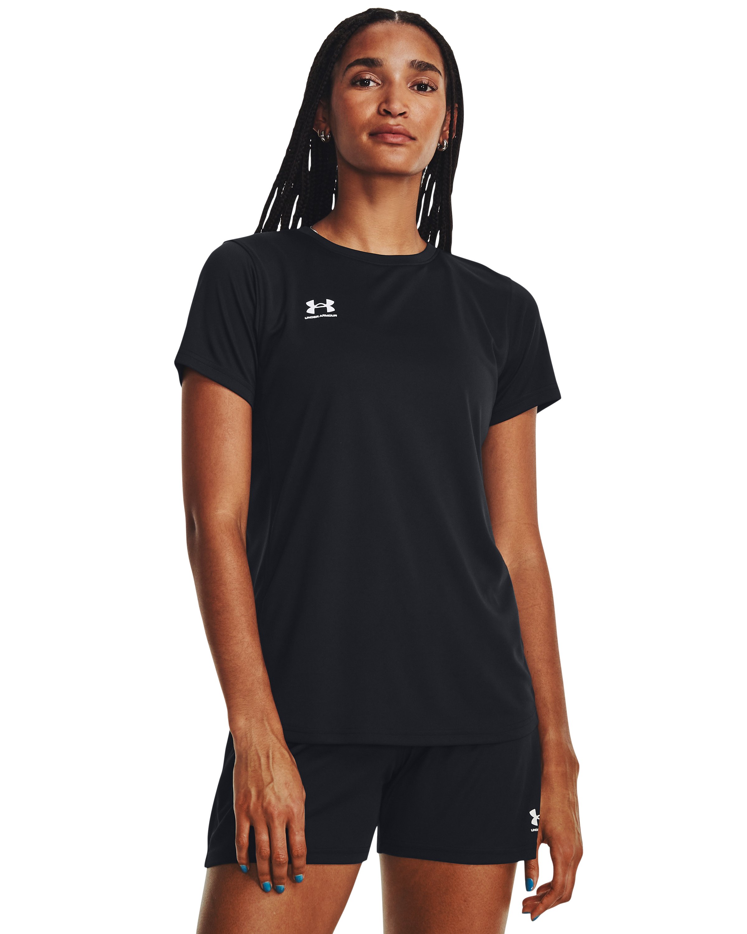 UA Challenger Women's Training Short Sleeve 6