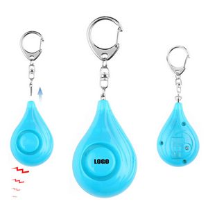 Water Drop Safety Alarm Keychain With LED Light And 120DB Panic Sound 15