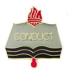 Conduct Scholastic Pin 1