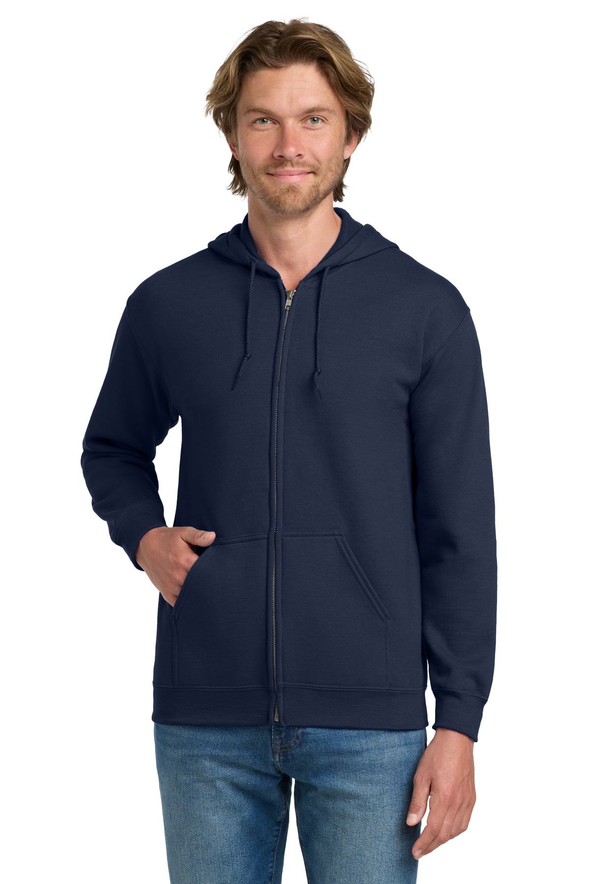 Gildan - Heavy Blend Full-Zip Hooded Sweatshirt. 18600, custom hoodie or sweatshirt with logo imprint 115
