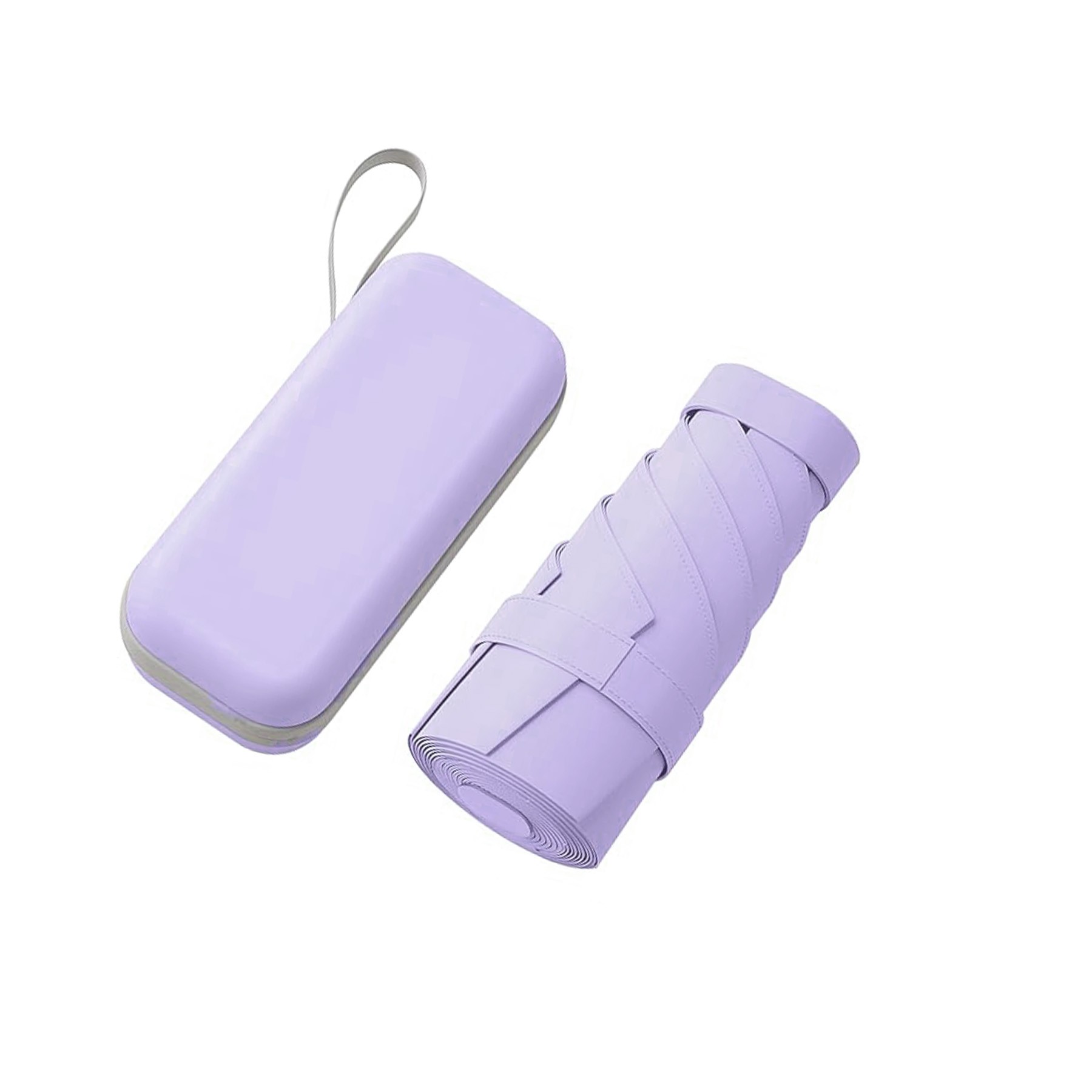 Compact Travel UV Umbrella With Case 1