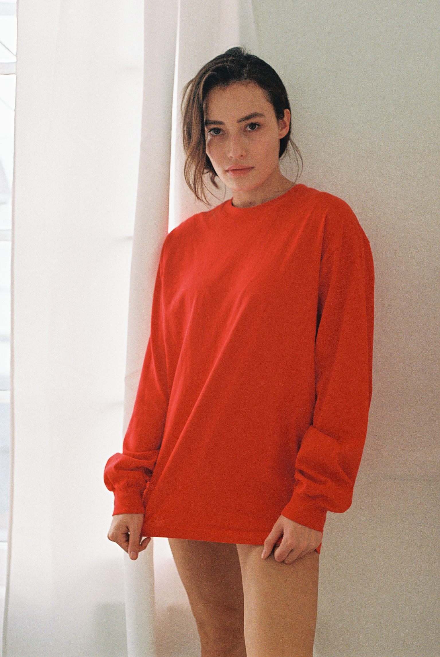 6.5 OZ L/S GARMENT DYE T-SHIRT 5