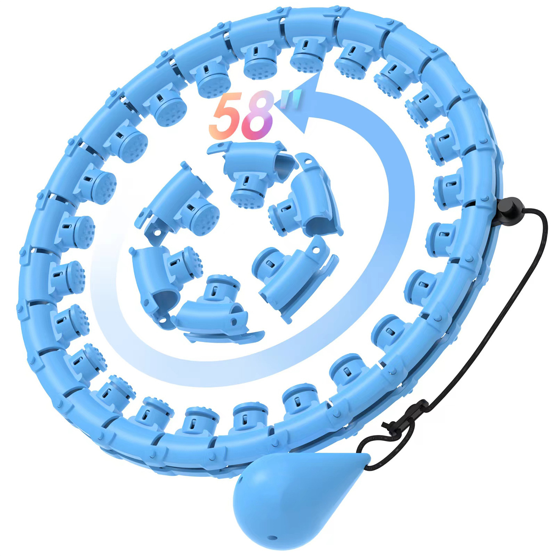 Weighted Hula Circle for Adults Weight Loss 5