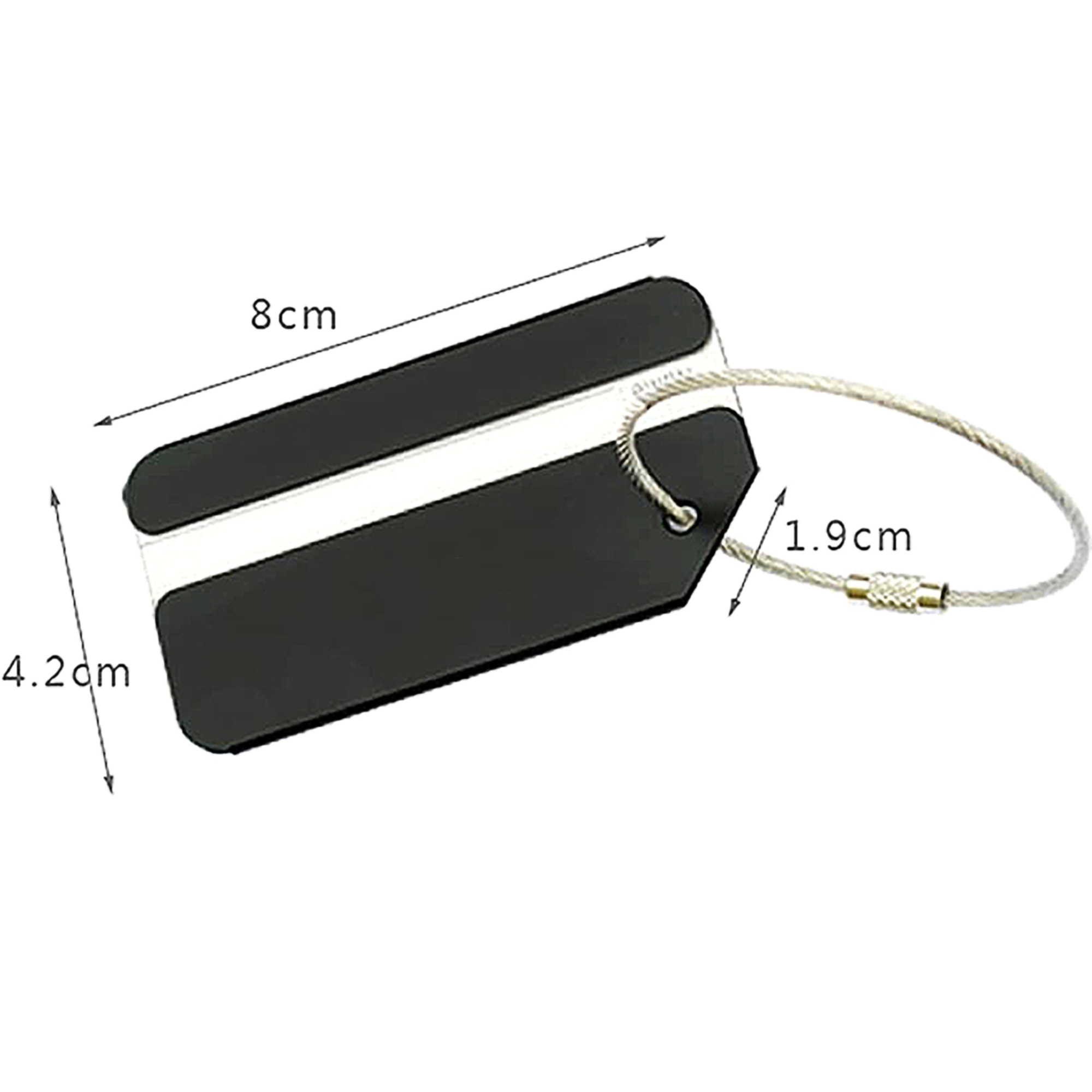 Aluminum Luggage Tag w/Name Card 5