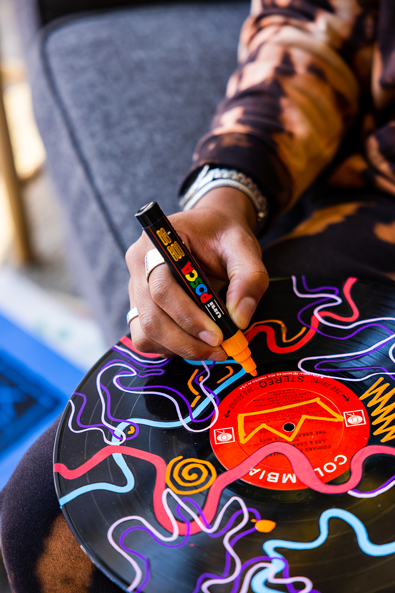 POSCA 4 Piece Metallic Marker Set with Bag 38