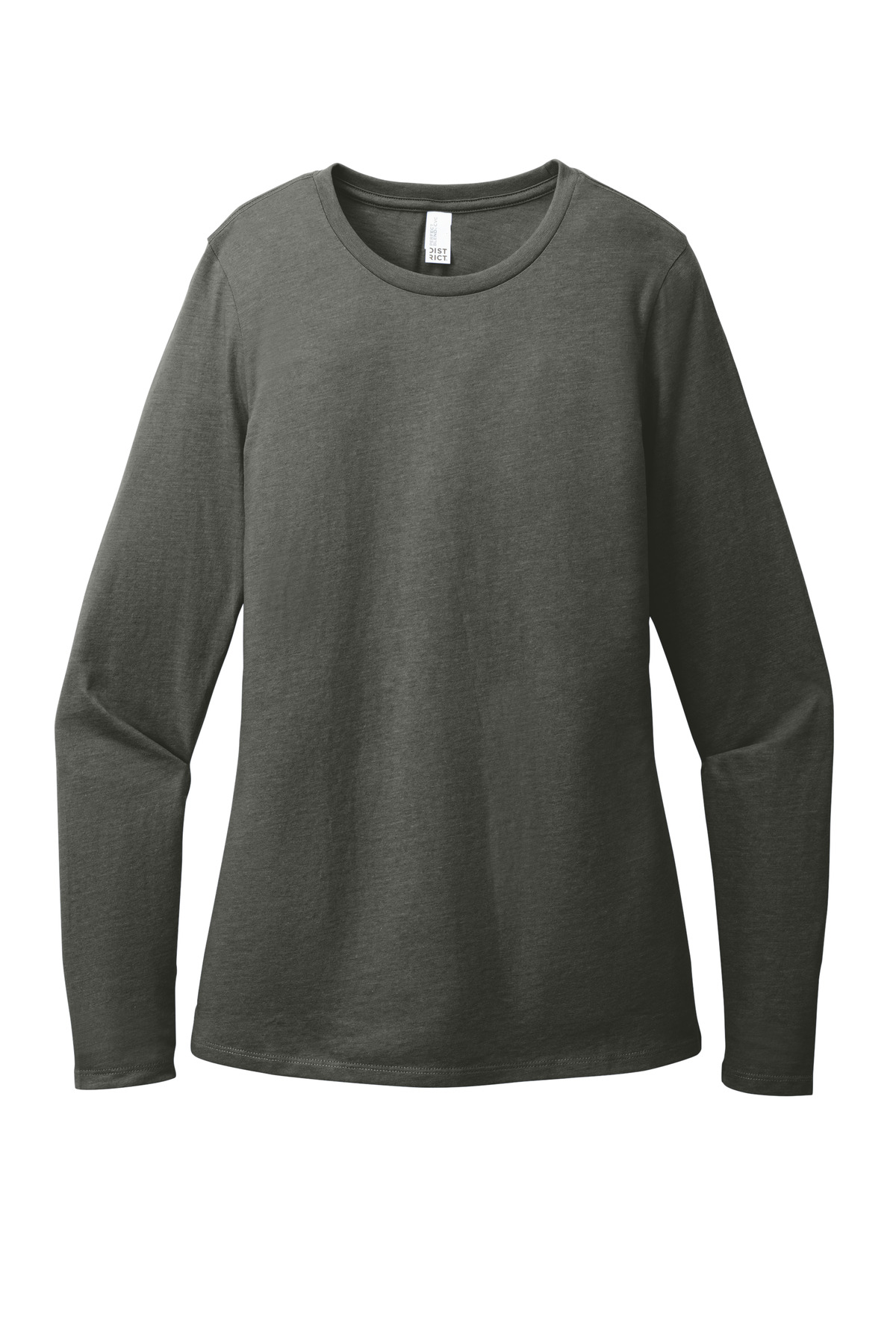 District Women's Perfect Blend CVC Long Sleeve Tee DT110 1