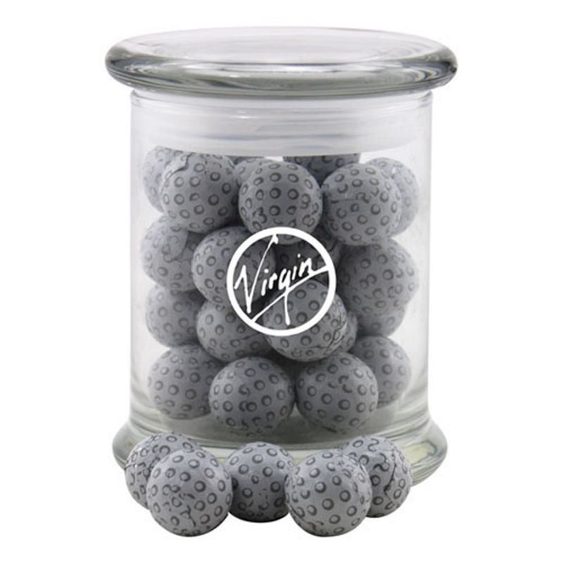 Jar with Chocolate Golf Balls 1