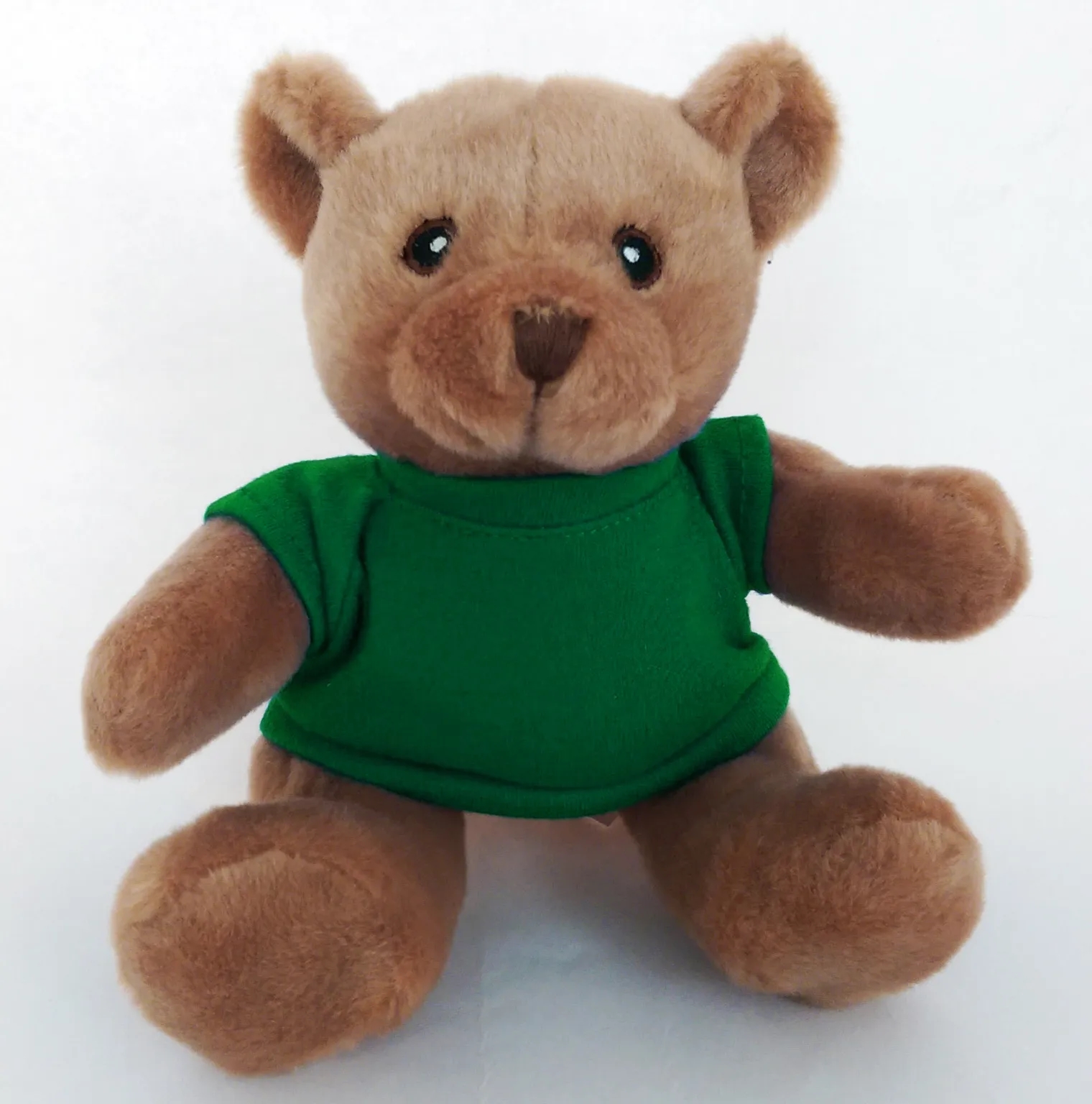 6" Beanie Brown Bear with Embroidered Eyes 26