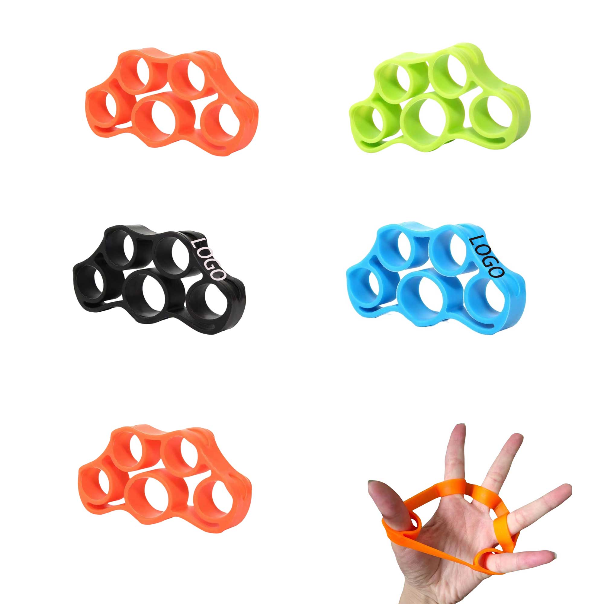 Lightweight Silicone Finger Strengthener 1