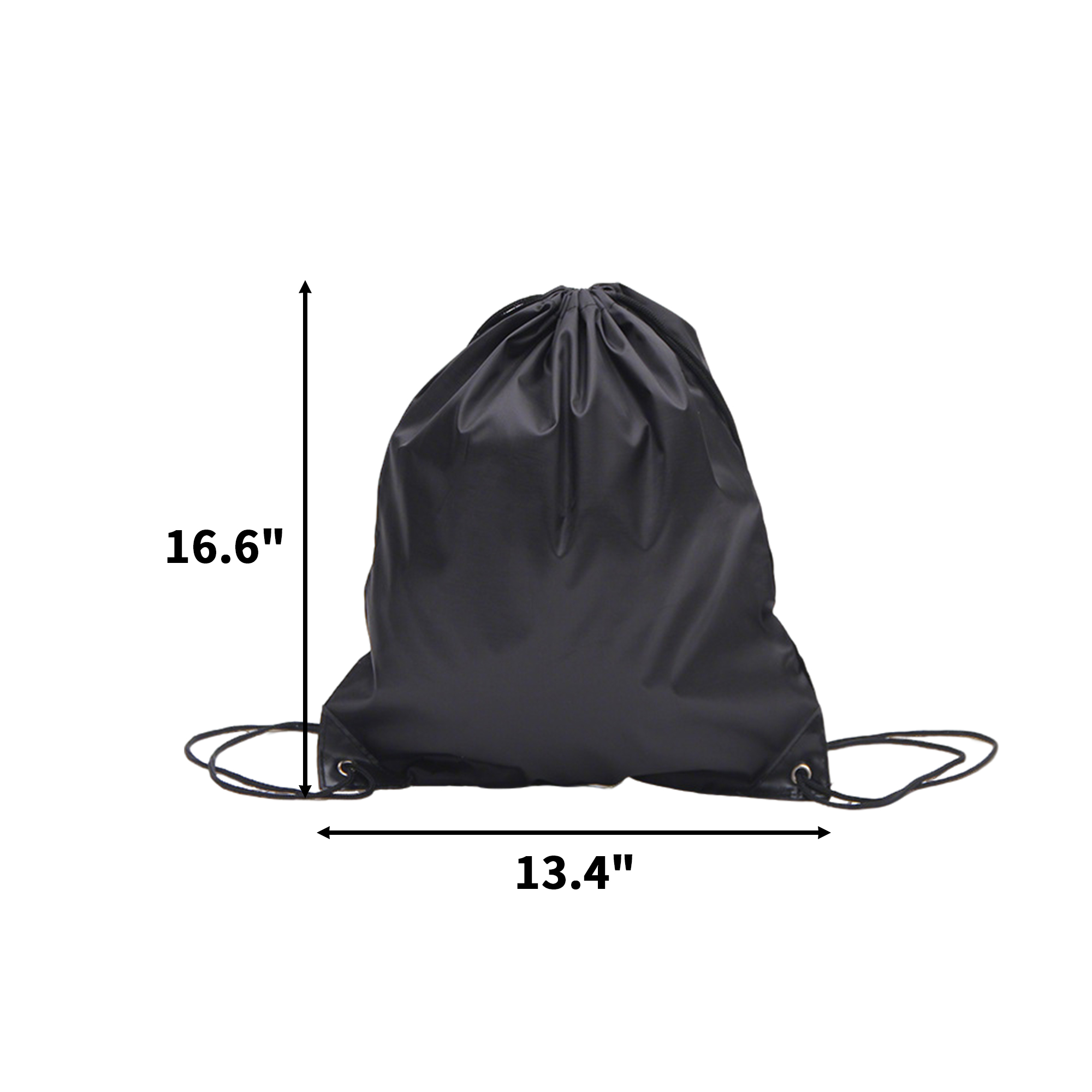 Polyester Sports Drawstring Backpack Washable 13