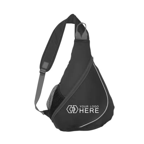 Promotional Sling Backpacks - 11.5"w x 17"h x 4.5"d 4