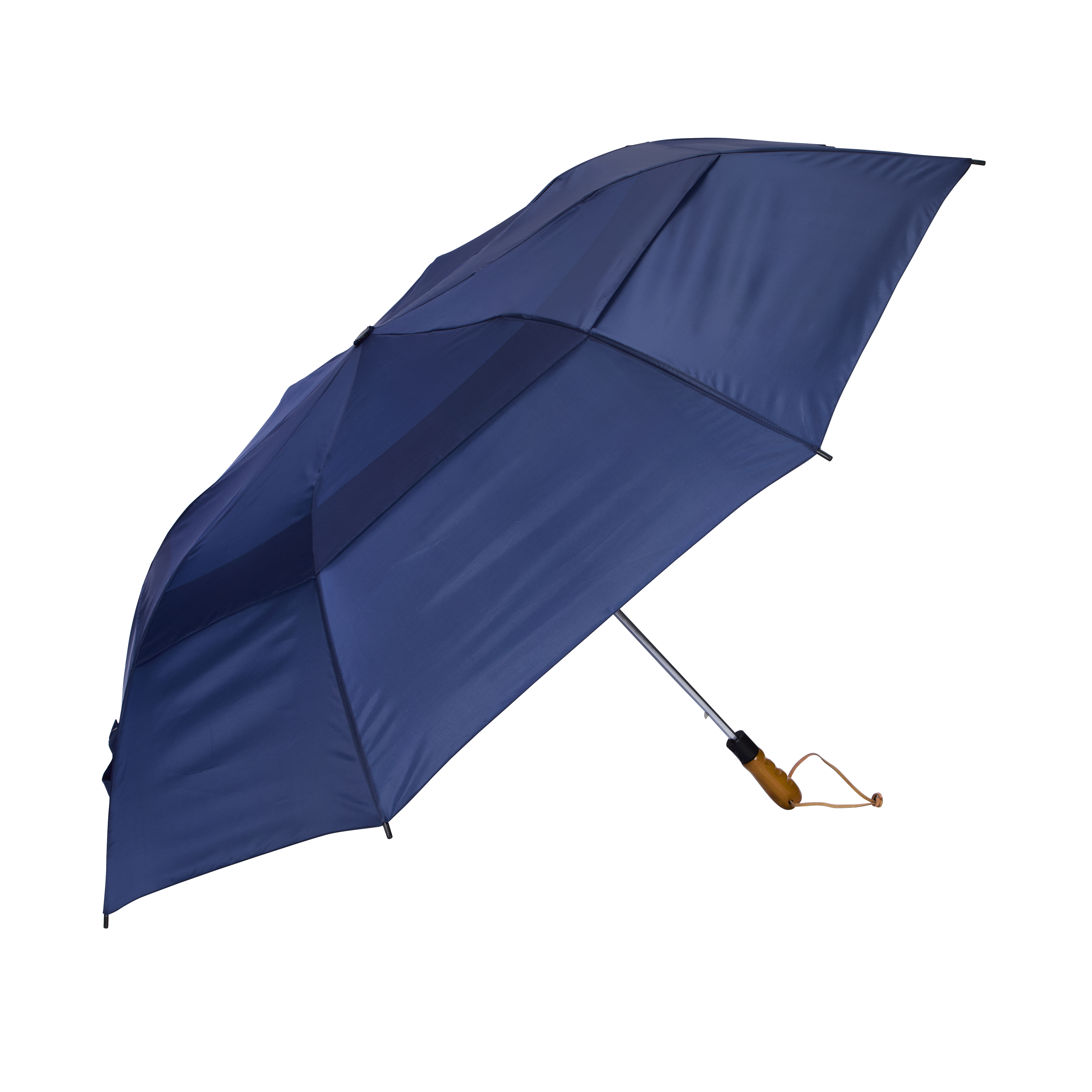 Shed Rain™ Windjammer® 58" Vented Wooden-Handled Auto-Open Jumbo Compact Umbrella 18