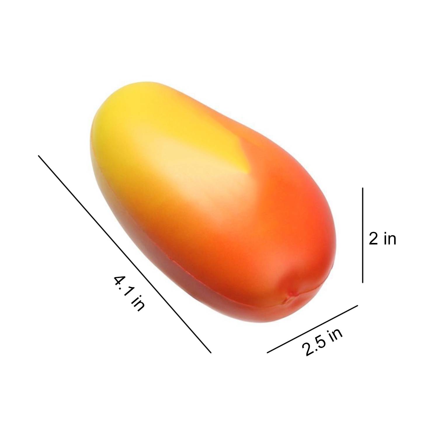 PU Foam Mango Stress Reliever 8