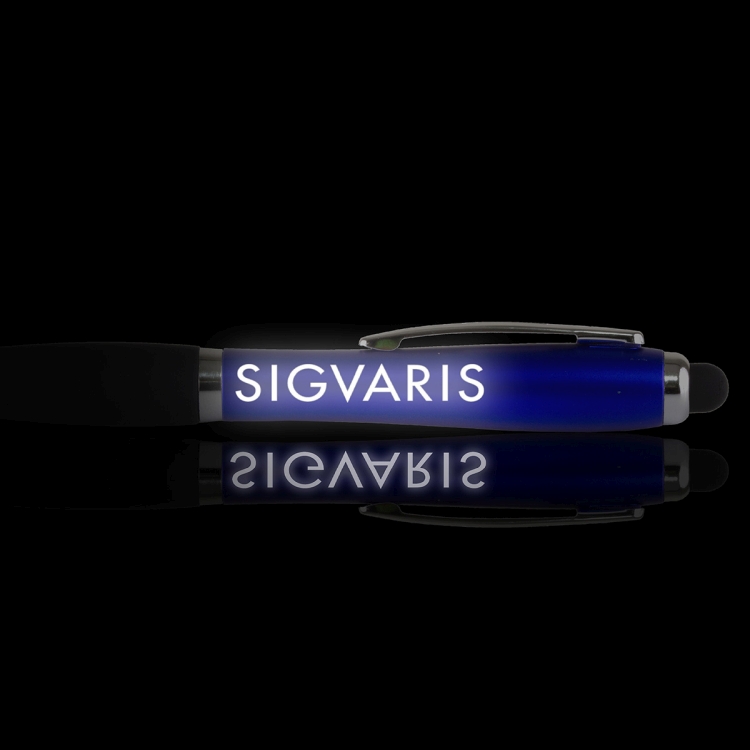 "The Cardiff" Laser Logo Light Up Stylus Pen 9
