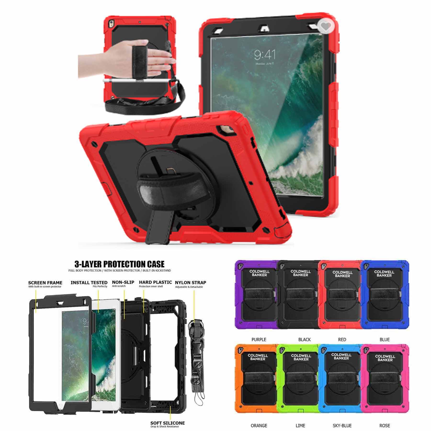iBank ® iPad 10.2" Shockproof Case compatible with 9th/8th/7th 2021-2019 3