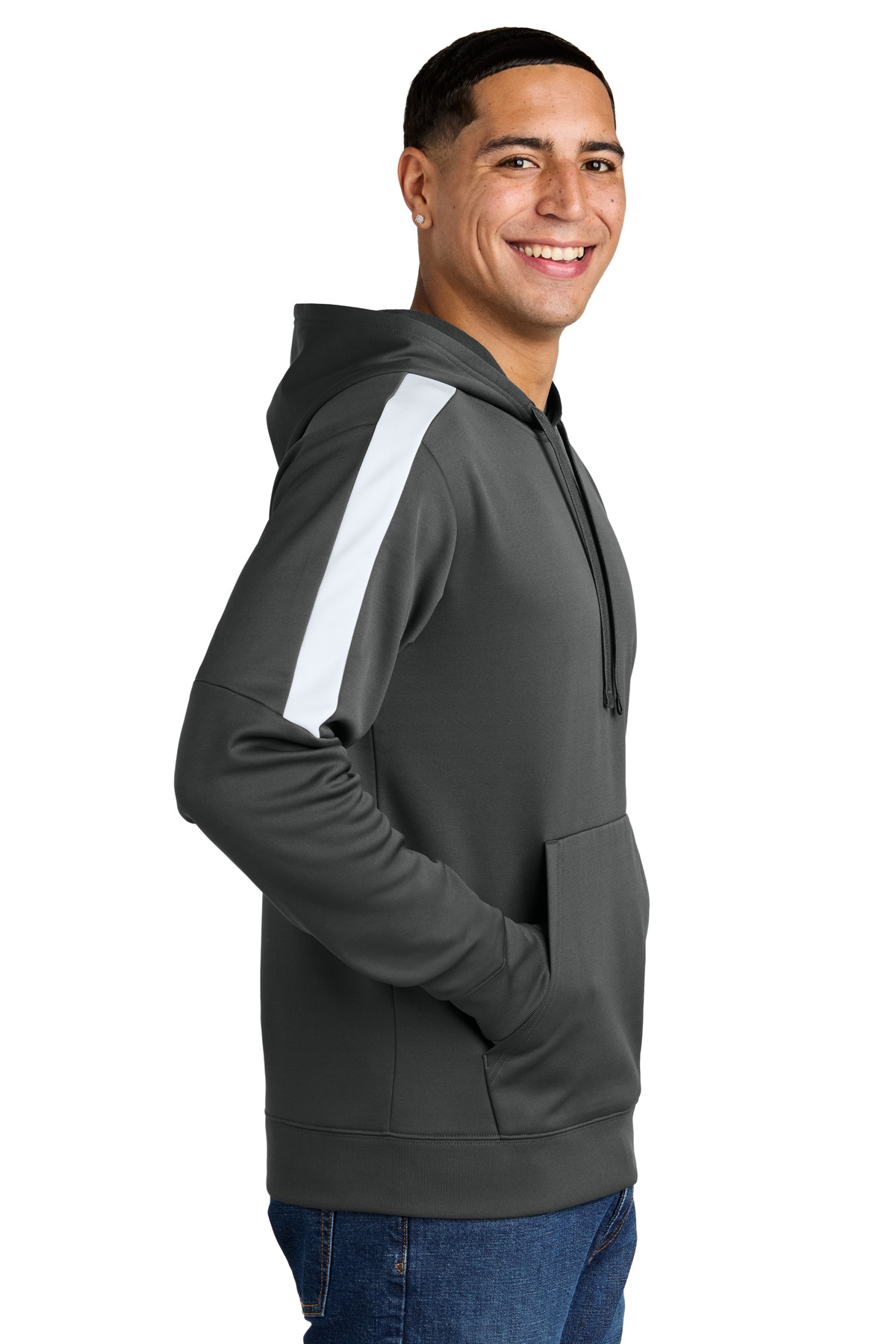 Sport-Tek Sport-Wick Fleece United Pullover Hoodie ST255, custom hoodie or sweatshirt with logo imprint 8