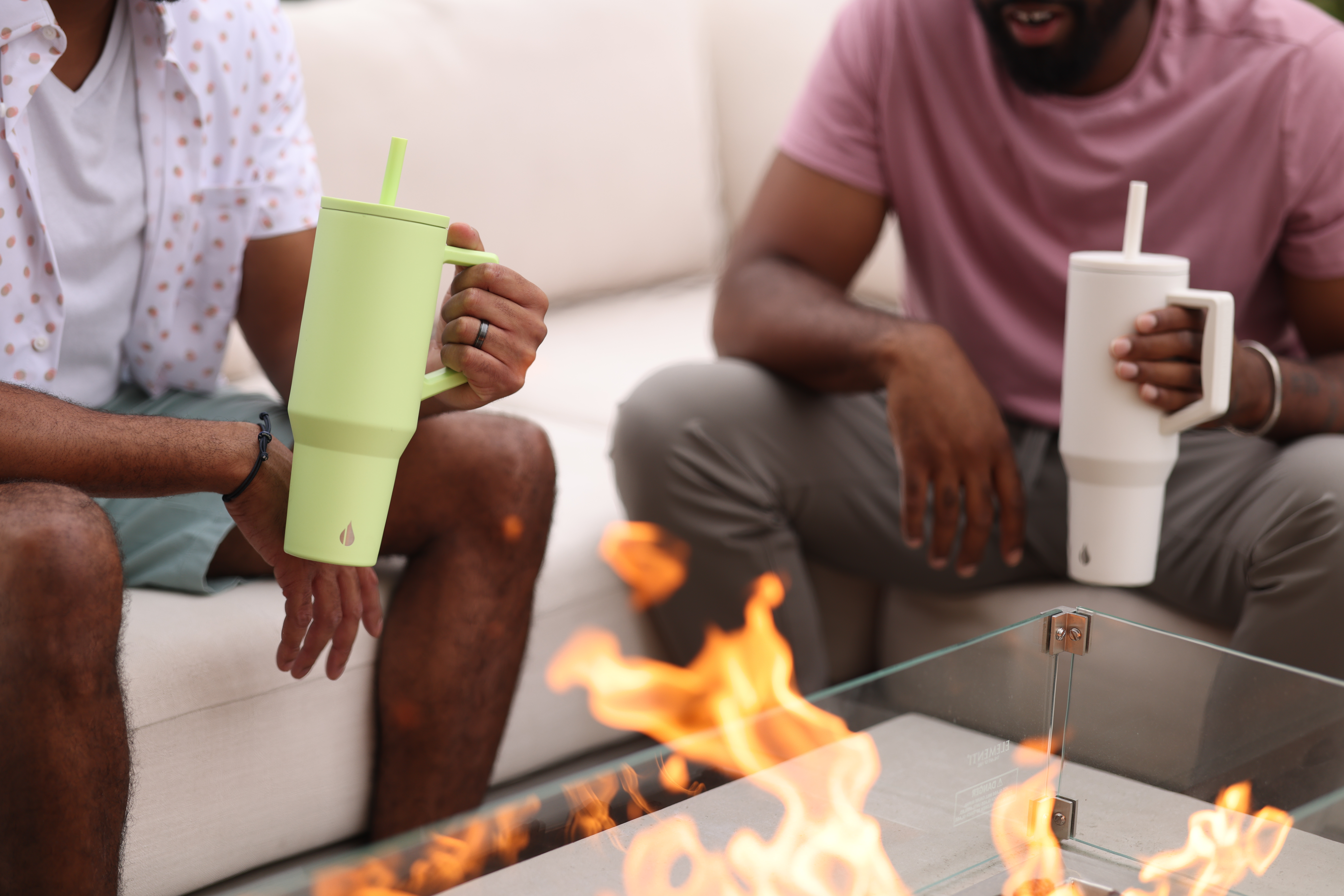 Elemental® Commuter 40oz Stainless Steel Tumbler with Handle and Straw 18