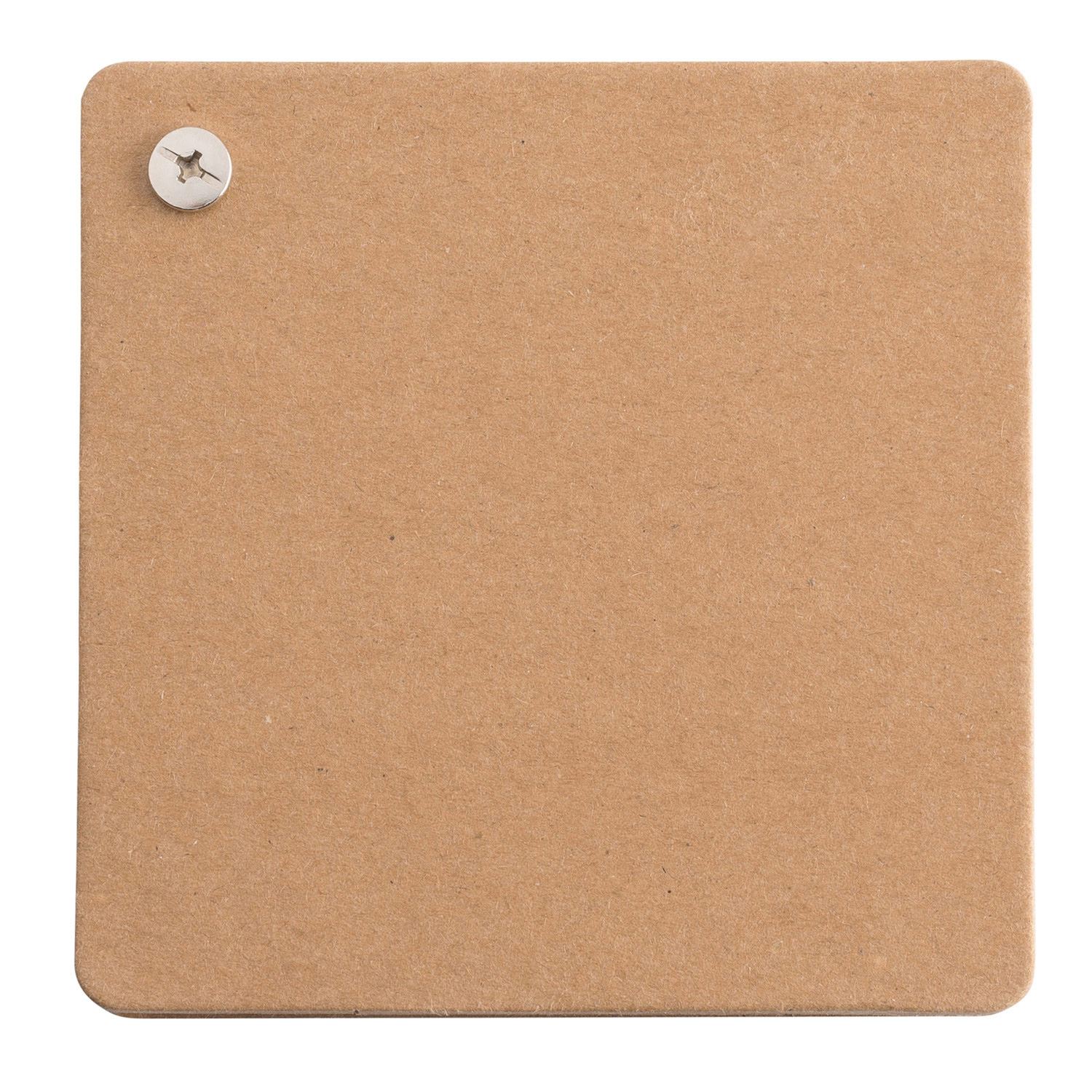 Tan Colored Cardboard Swinger Note Pad 3