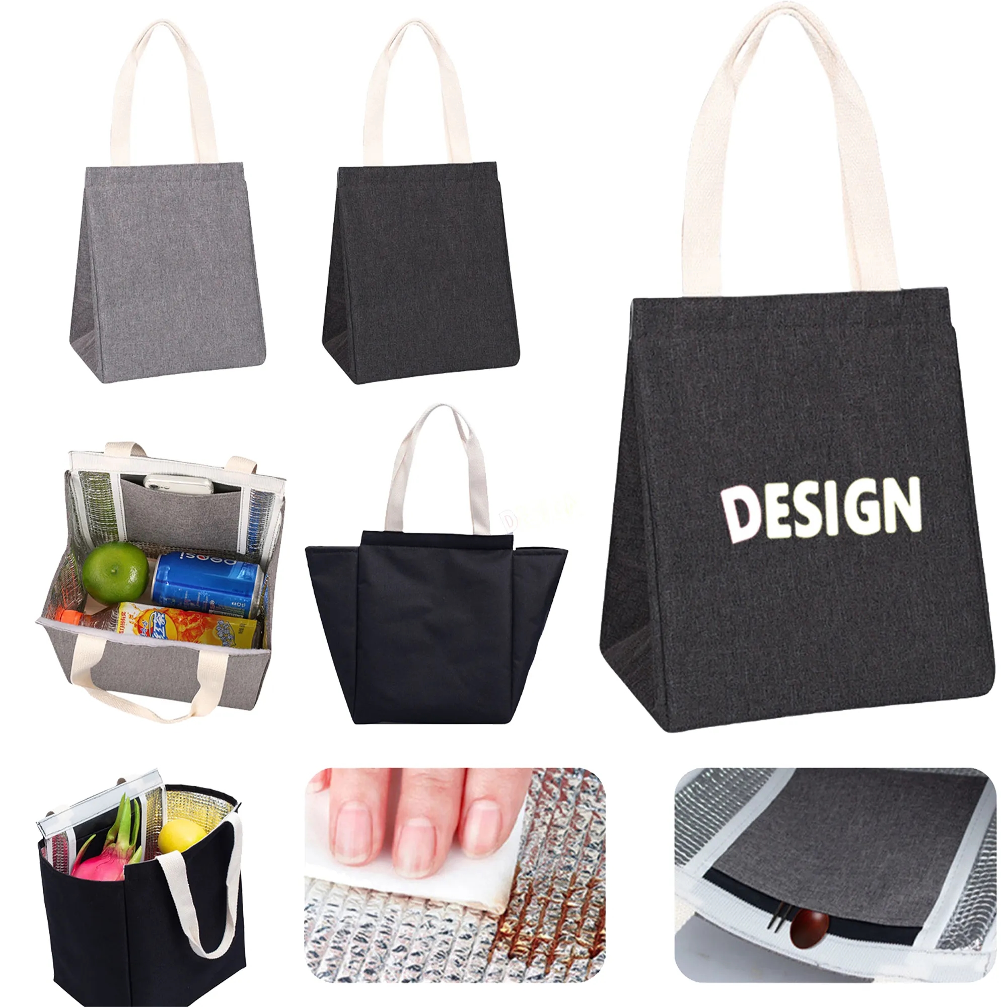 Insulated Reusable Lunch Tote 4