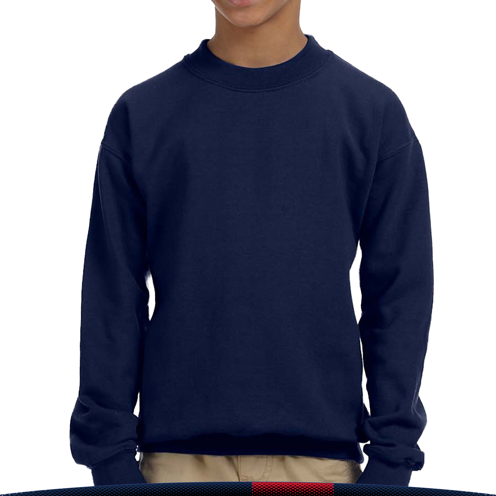 Gildan® Youth Cotton Crewneck Sweatshirts 4