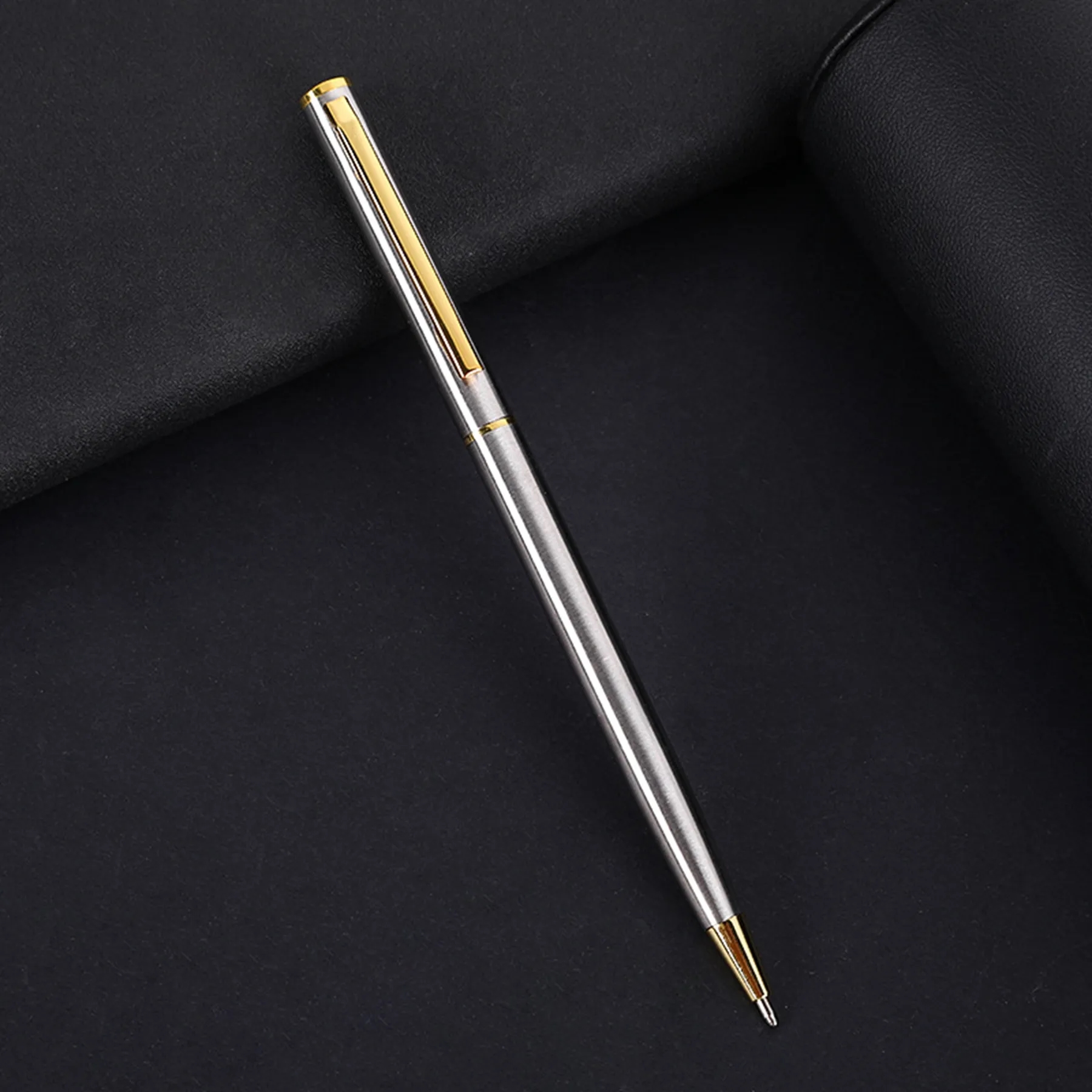 Metal Twist Slim Ballpoint Pen 7
