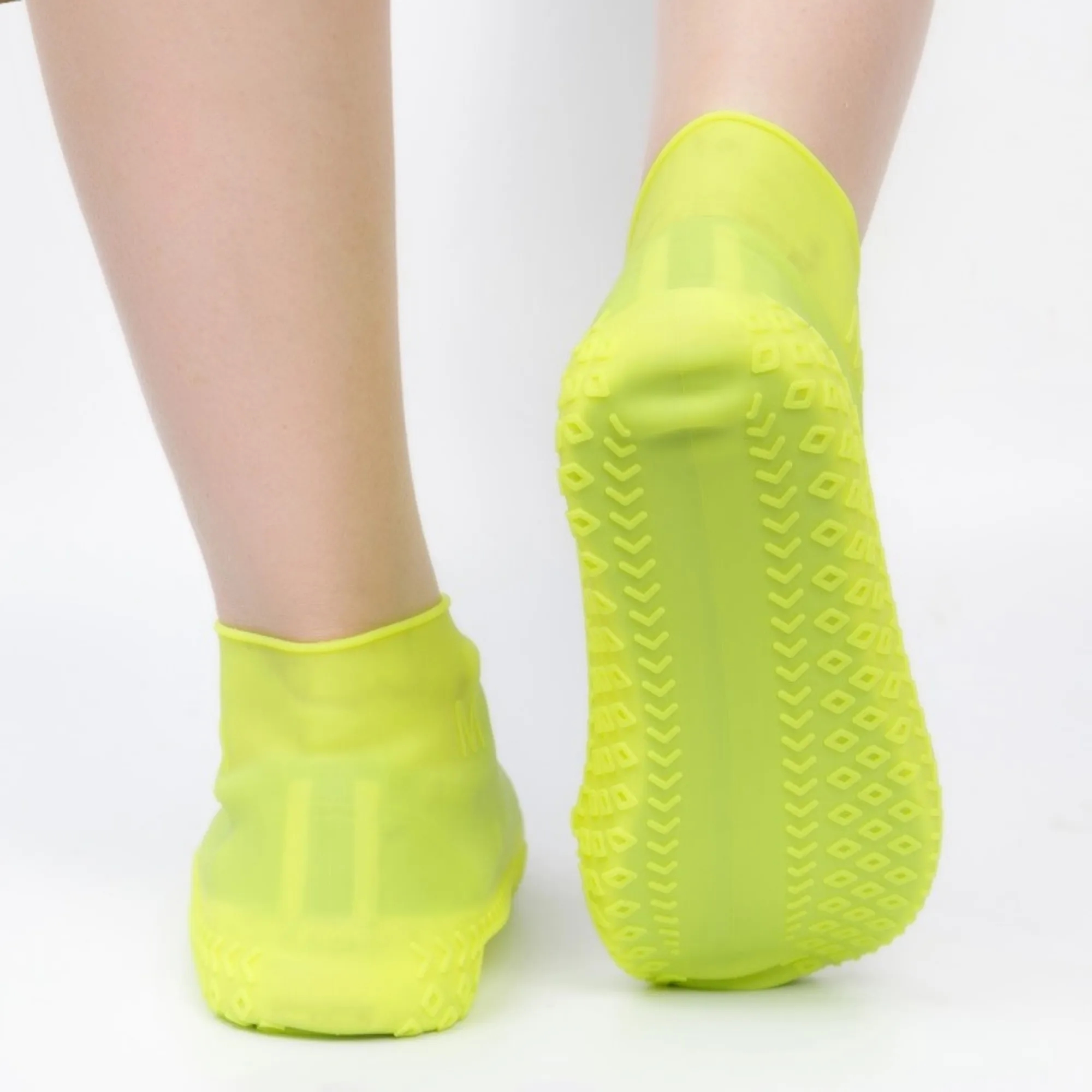 MOQ Waterproof Non Slip Shoe Covers Silicone Overshoes 5