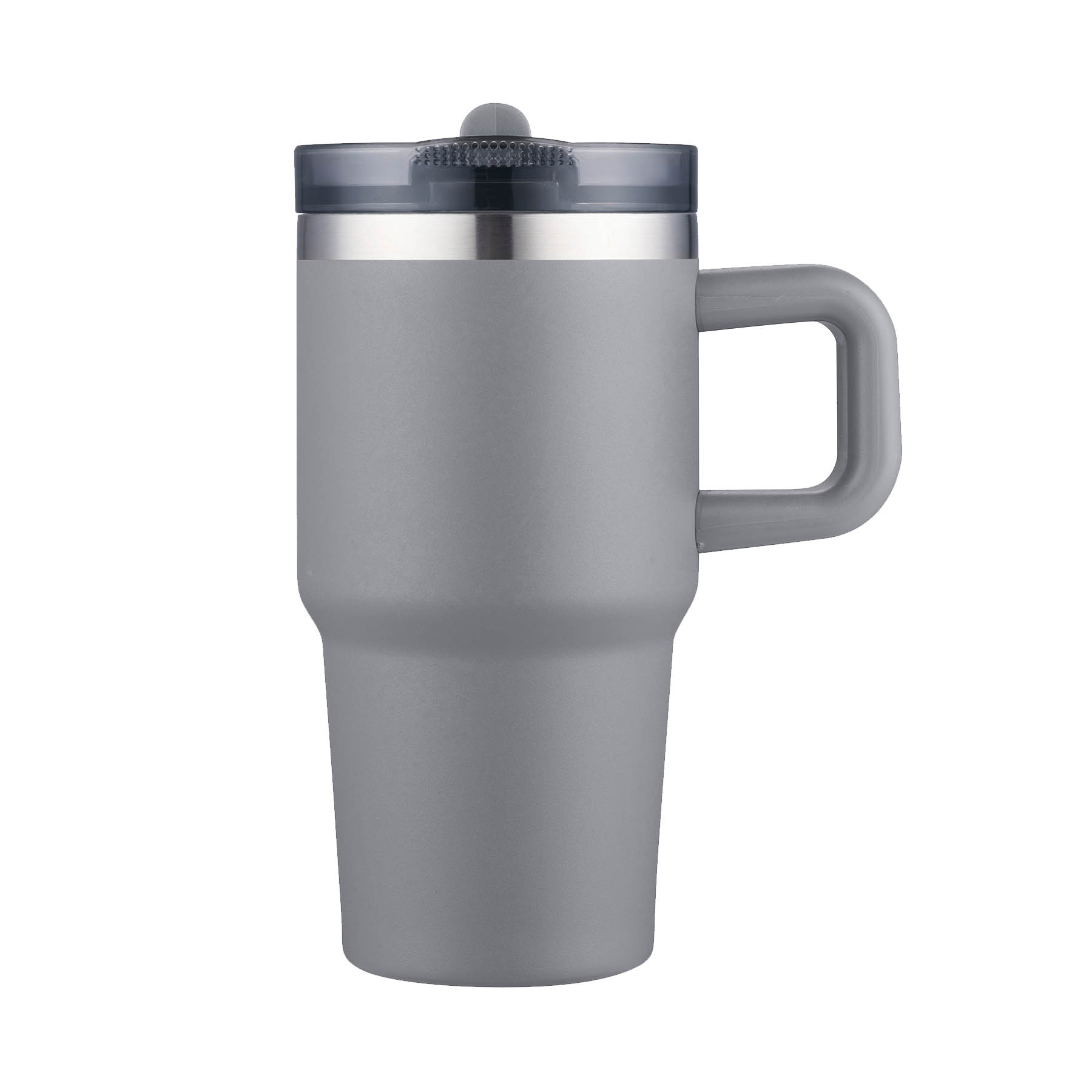 20oz. Insulated Travel Mug with Straw Lid & Handle 8