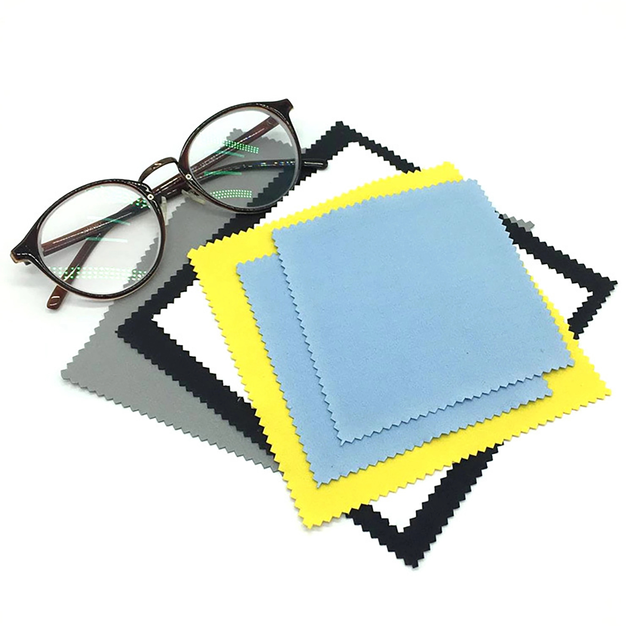 MOQ 50pcs Microfiber Cleaning Glasses Cloth 4