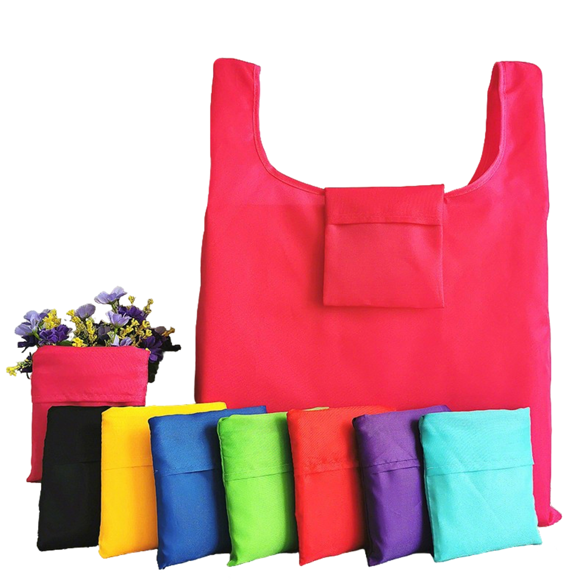 210D Oxford Folding Shopping Tote 20.9" Length x 15" Width 3