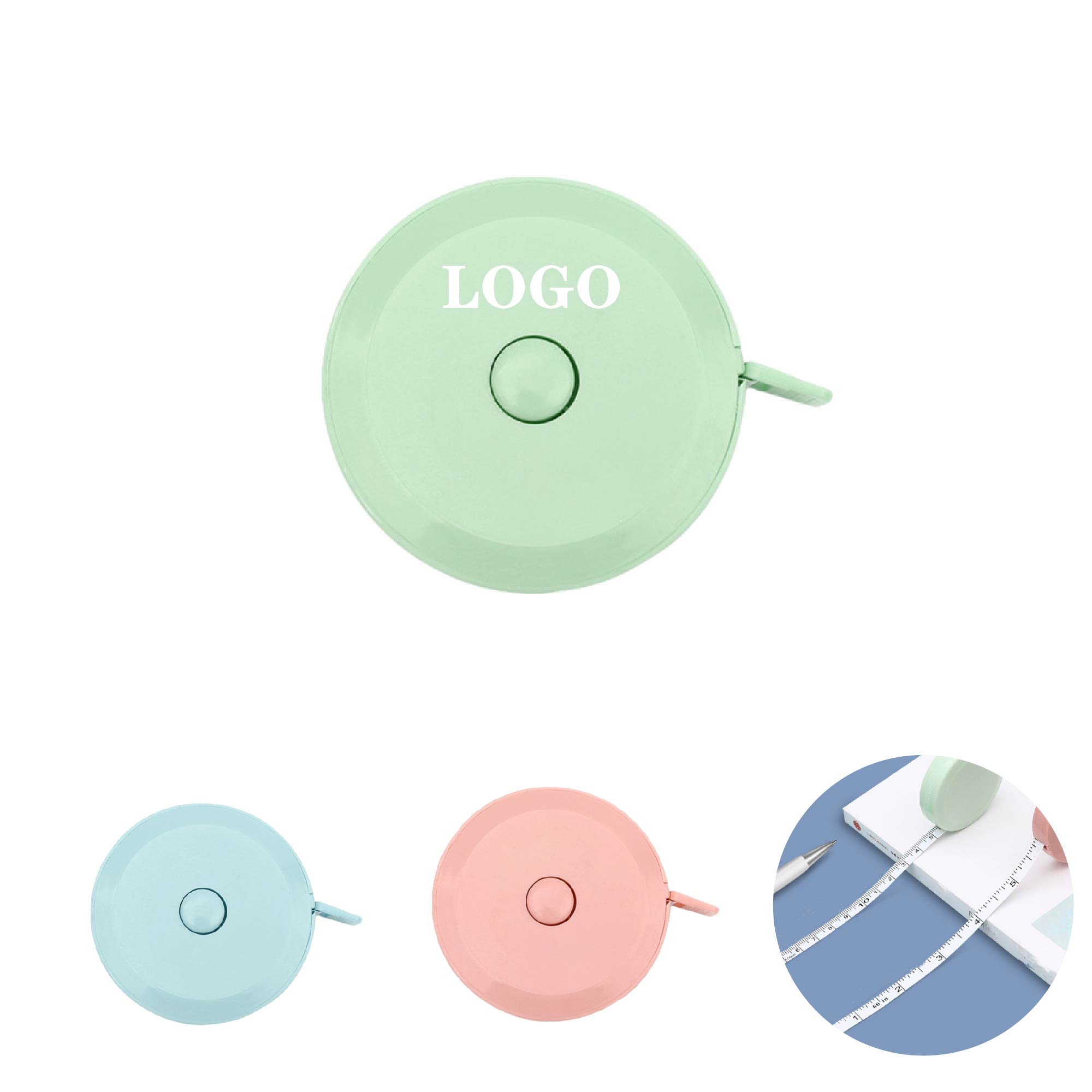 MOQ 10 pcs Household Soft Retractable Ruler 3