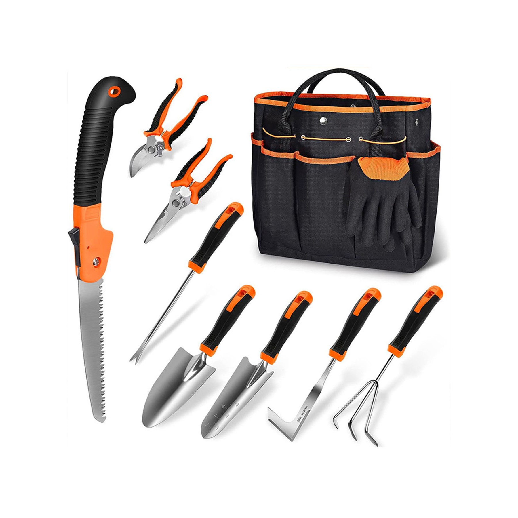 10 Piece Stainless Steel Heavy Duty Gardening Tool Set 2
