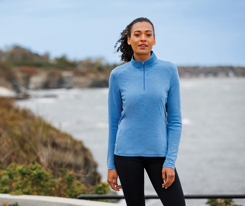 Women's Vista Tri-Blend Quarter Zip 33