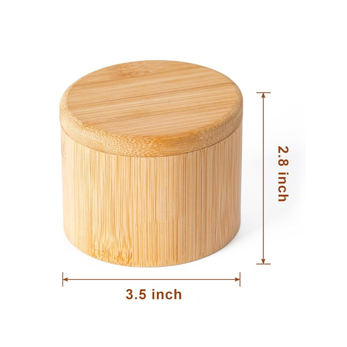 Bamboo Storage Box with Lid for Spices & Essentials 3