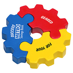 3 Piece Gear Puzzle Set Stress Reliever 5