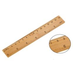 Bamboo Ruler 15Cm 2