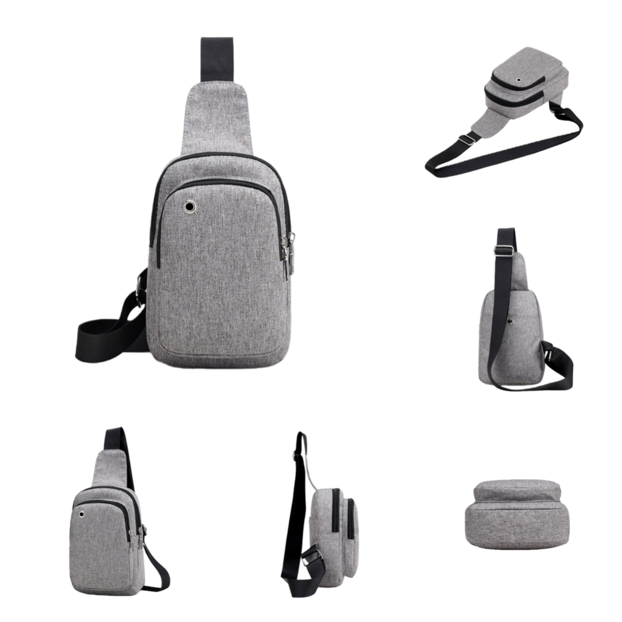 Anywhere Crossbody Sling Backpack with Heaphone Hole 4