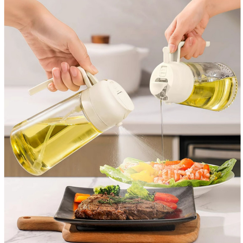Oil Sprayer Dispenser 2 In 1 Cooking 6