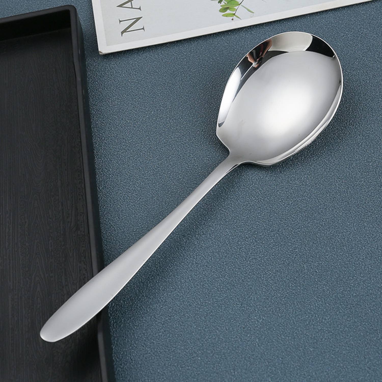 High Appearance Thickened Stainless Steel Vegetable Spoon 4