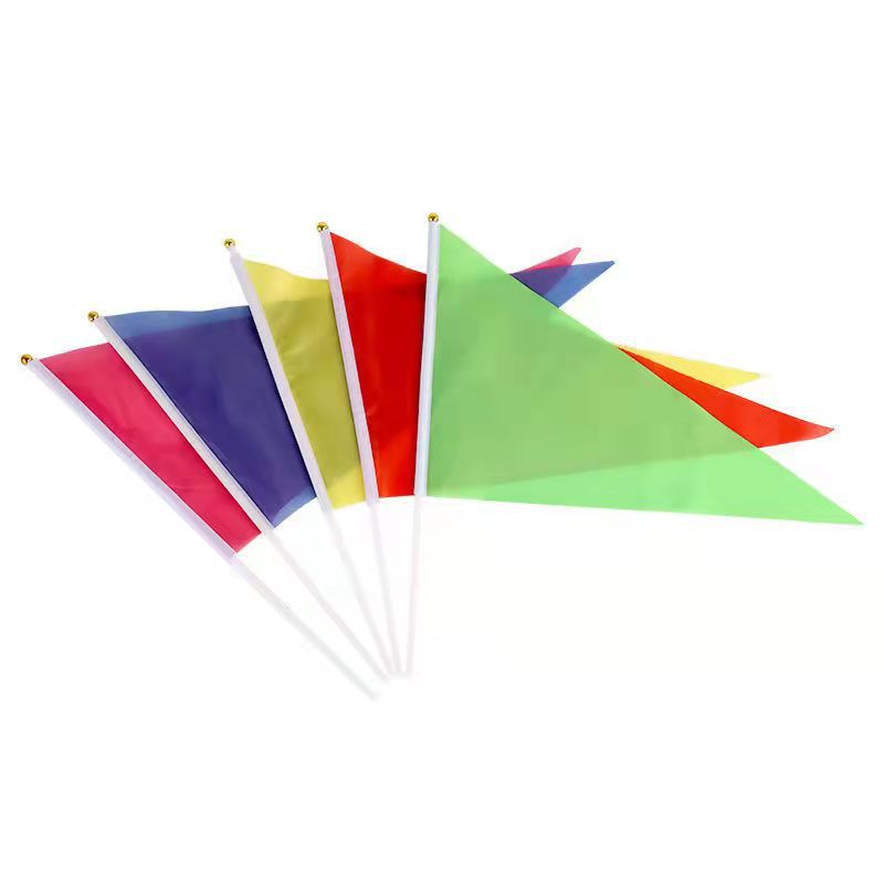 Triangle Size Small Stick Flags 2
