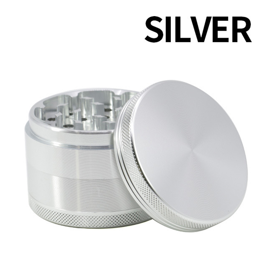 Premium Aluminum Alloy Herb Grinder – 2.45" 4-Piece Metal Design with Pollen Catcher 8