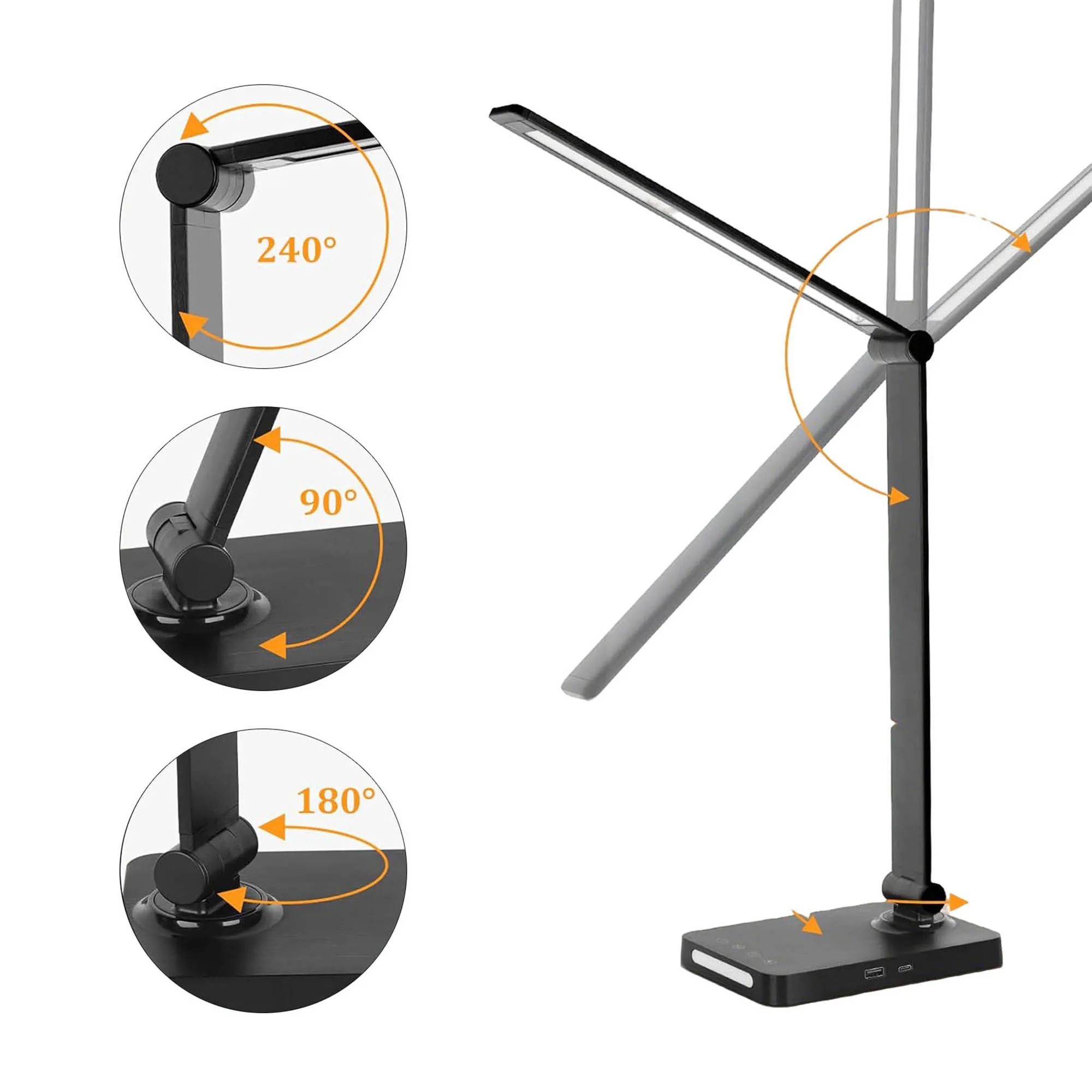 LED Wireless Charging Desk Lamp 5